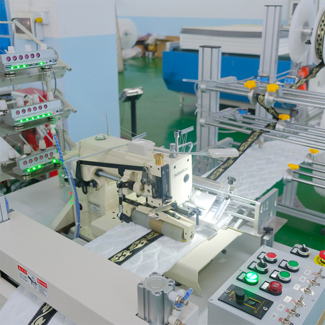 XDB-BS02 Mattress Border Sewing Production Line（Decorative Webbing ...
